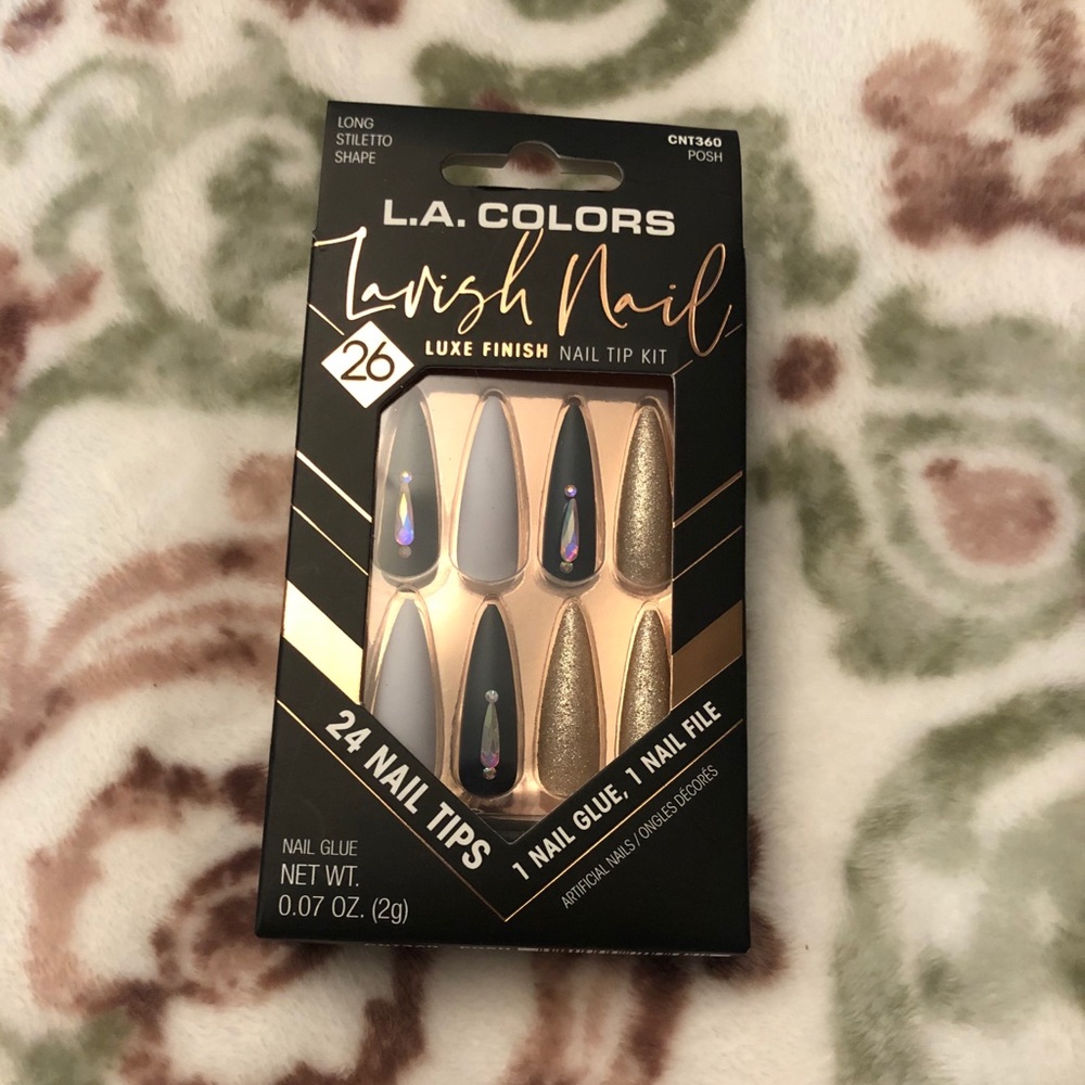 L.A. Colors Lavish Nail Luxe Finish Nail Tips